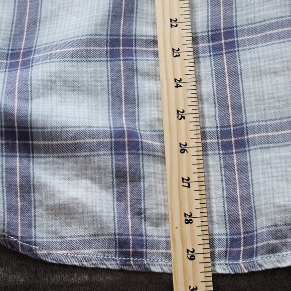 Roots Shirt Womens L Plaid Buttons Cotton LS Campus Gorpcore Western Boho - Picture 10 of 16